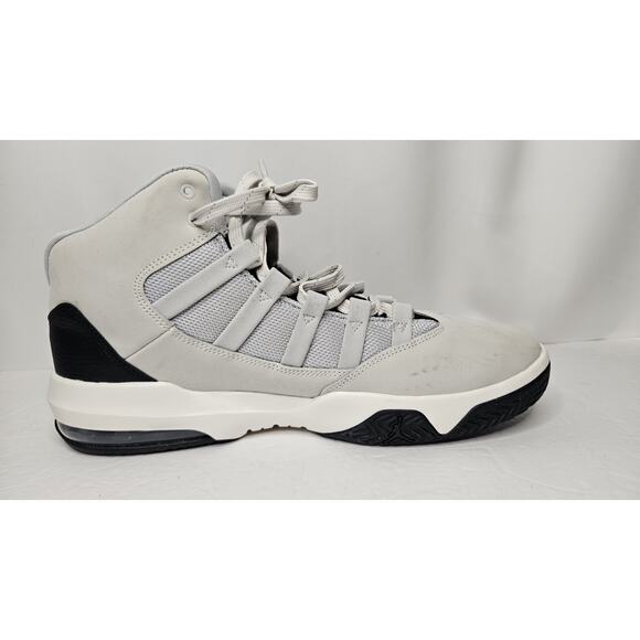 Jordan Max Aura 'Light Bone' AQ9084-004 Basketball Shoe Size 12 High Top - Picture 7 of 11